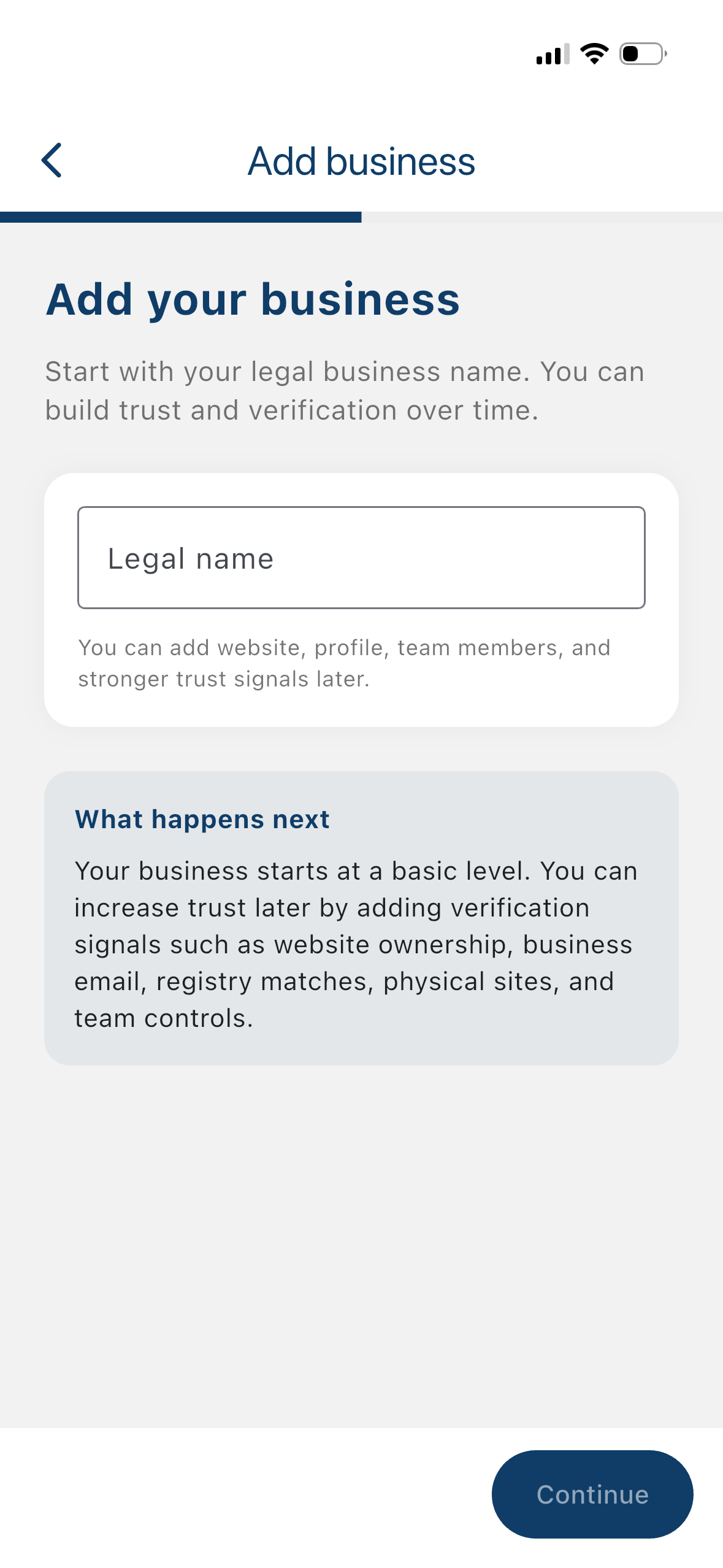 Register business